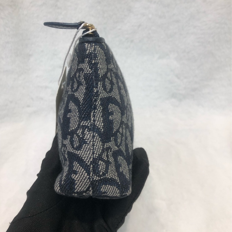 Dior 藍色老花化妝袋 XC036-3