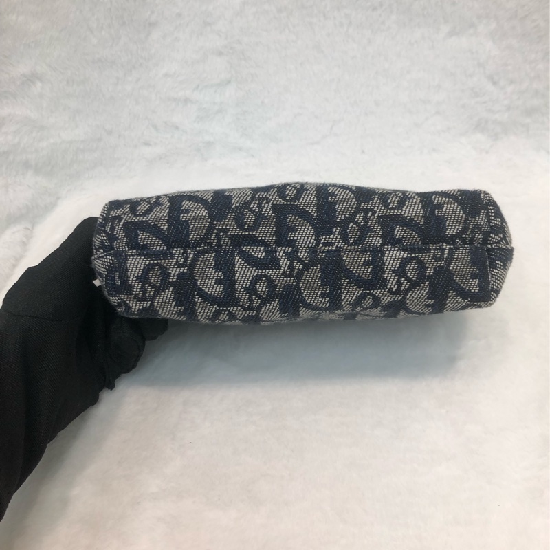 Dior 藍色老花化妝袋 XC036-4