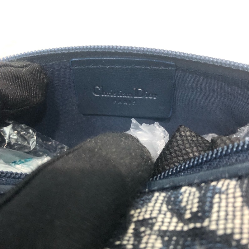 Dior 藍色老花化妝袋 XC036-8