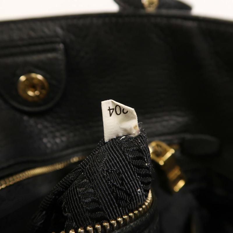 PRADA 牛皮皮革2 Way Shoulder金扣手挽肩背兩用袋-6