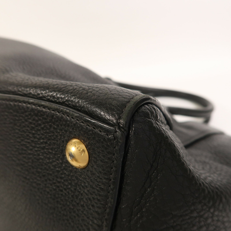 PRADA 牛皮皮革2 Way Shoulder金扣手挽肩背兩用袋-13