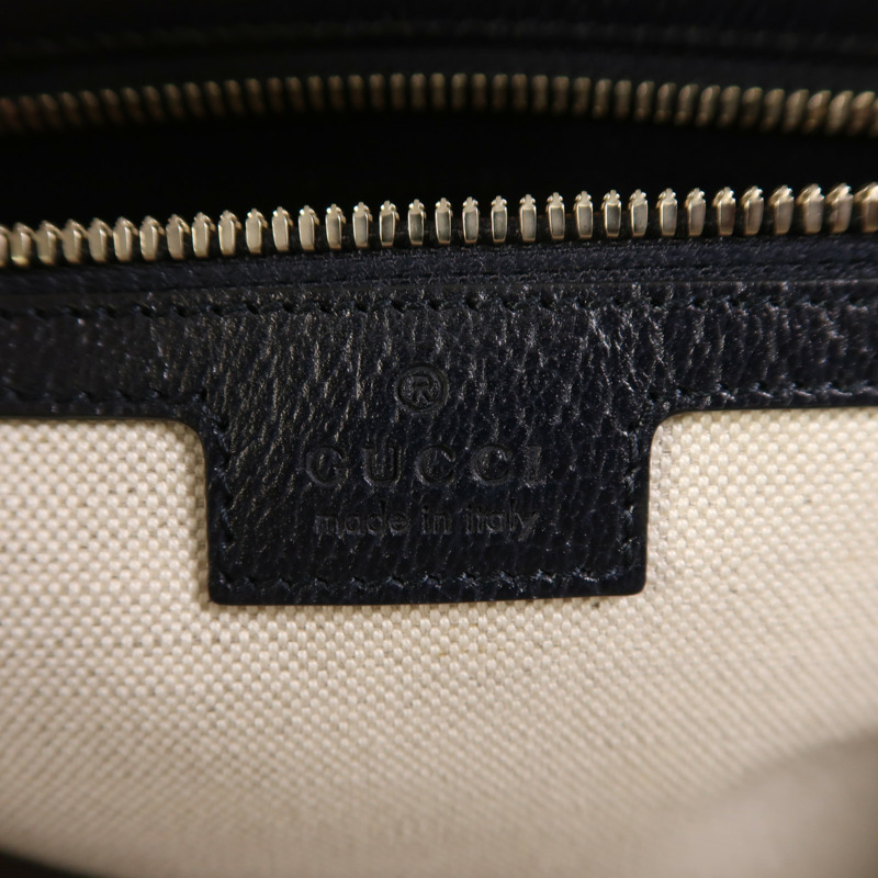GUCCI 塗層帆布Ophidia Medium GG Briefcase銀扣手挽肩背兩用袋-6