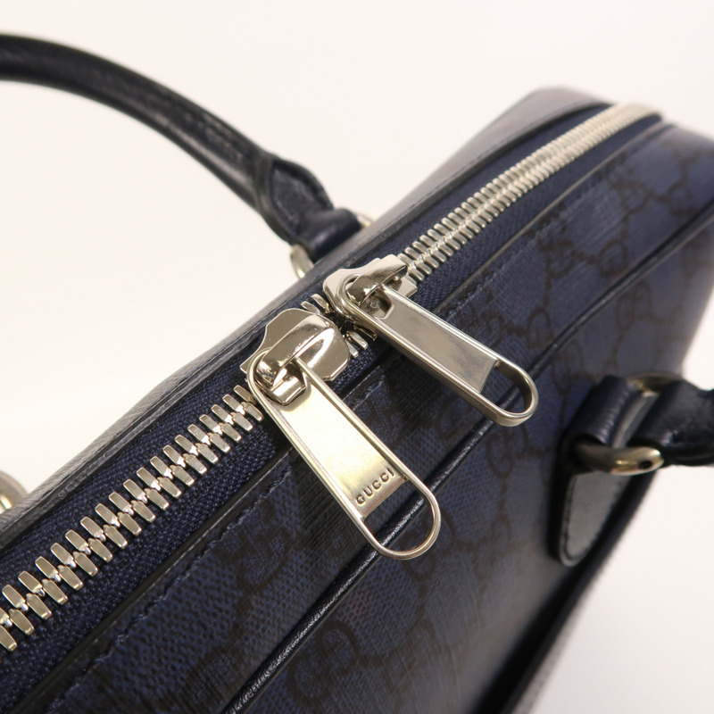 GUCCI 塗層帆布Ophidia Medium GG Briefcase銀扣手挽肩背兩用袋-15