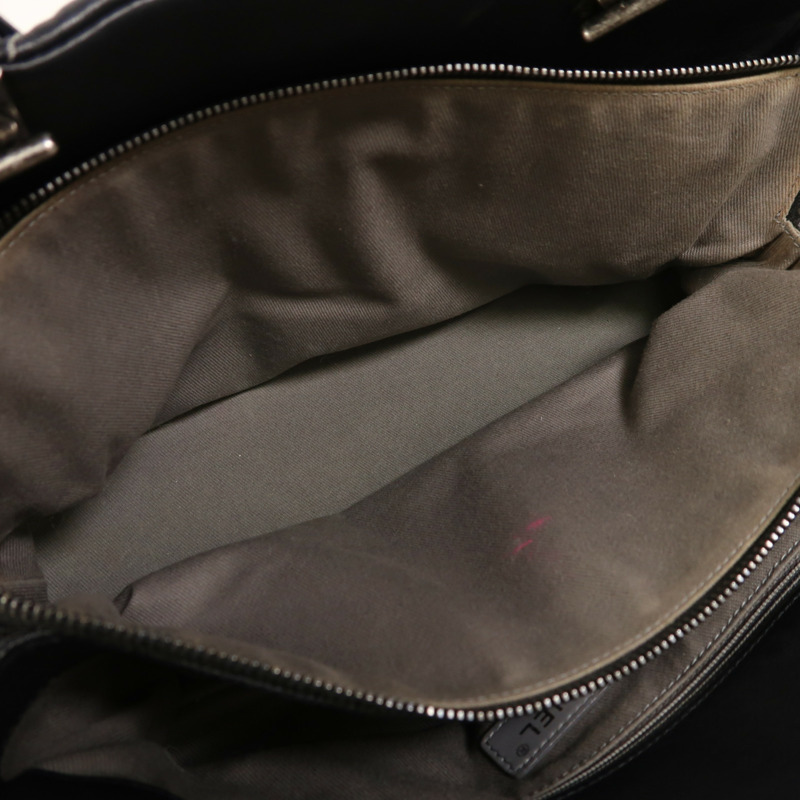 CHANEL 牛皮皮革2 Way Shoulder銀扣手挽肩背兩用袋-6