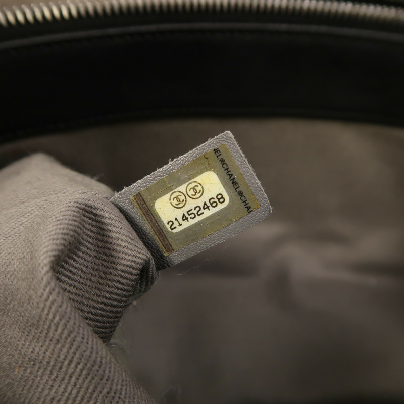 CHANEL 牛皮皮革2 Way Shoulder銀扣手挽肩背兩用袋-8