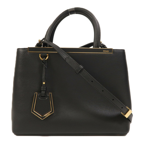 FENDI 牛皮皮革Petite 2 Jours金扣手挽肩背兩用袋