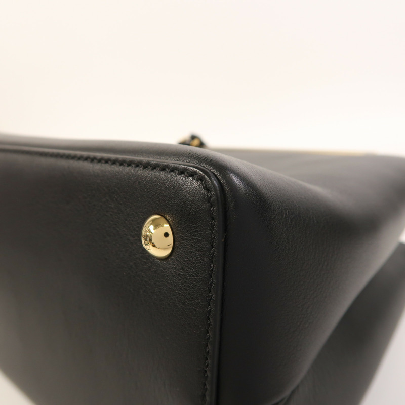 FENDI 牛皮皮革Petite 2 Jours金扣手挽肩背兩用袋-9