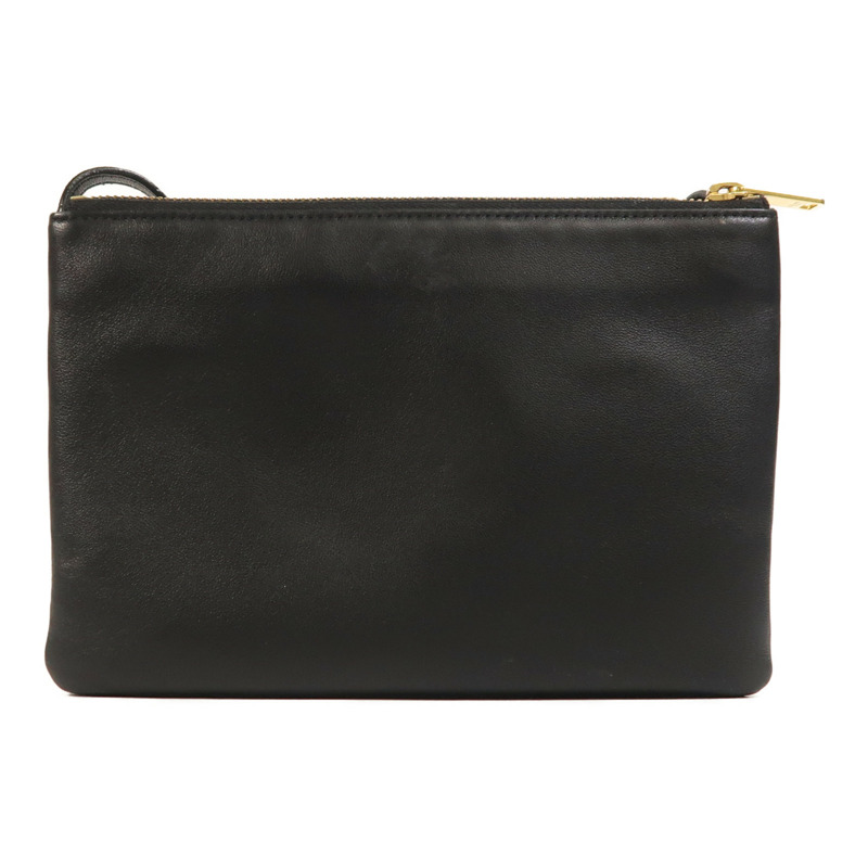 CELINE 羊皮皮革Trio金扣肩背袋-1