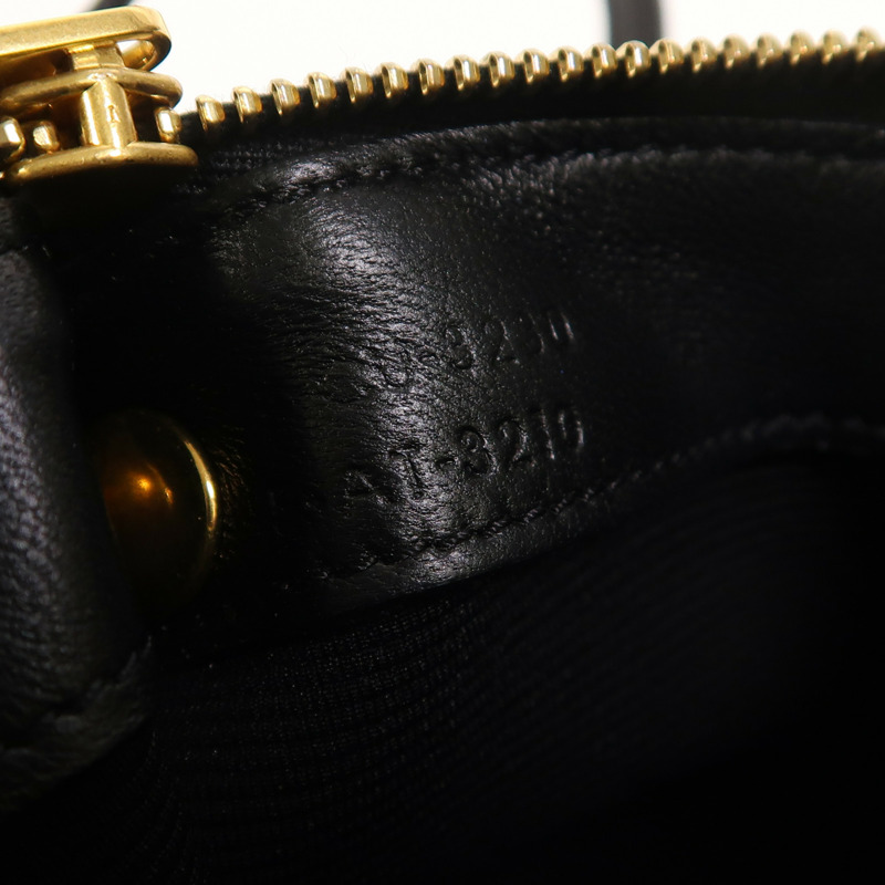 CELINE 羊皮皮革Trio金扣肩背袋-8