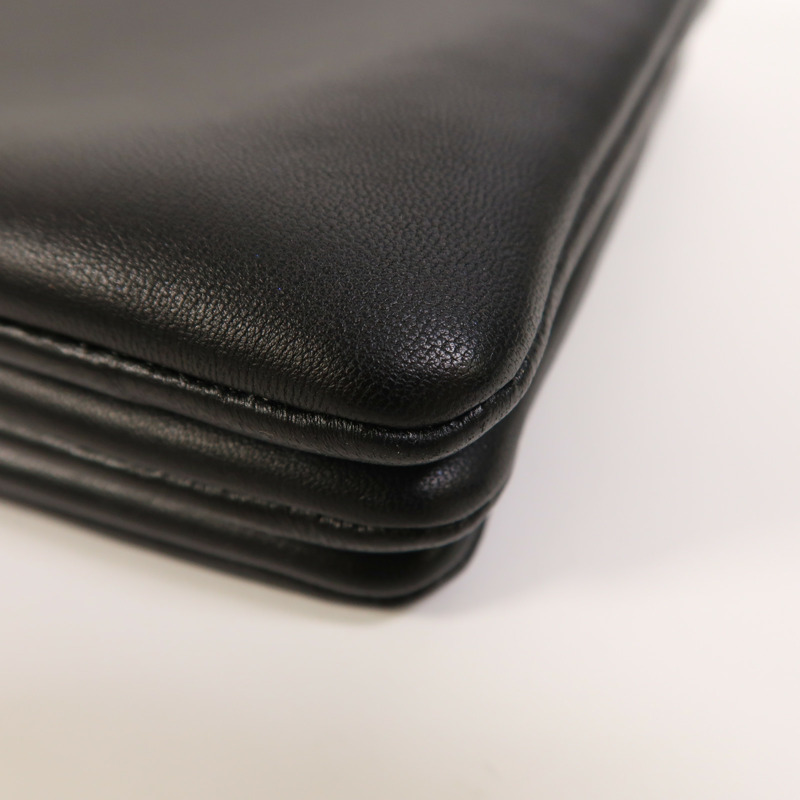 CELINE 羊皮皮革Trio金扣肩背袋-11