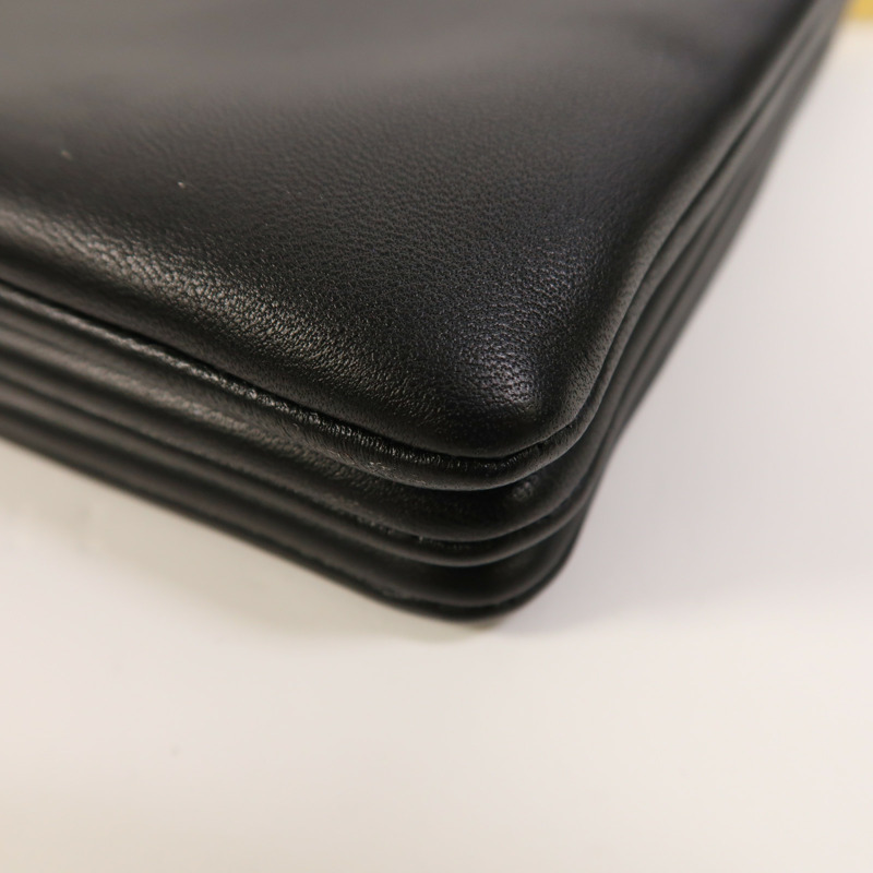 CELINE 羊皮皮革Trio金扣肩背袋-13