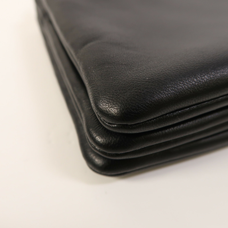 CELINE 羊皮皮革Trio金扣肩背袋-14