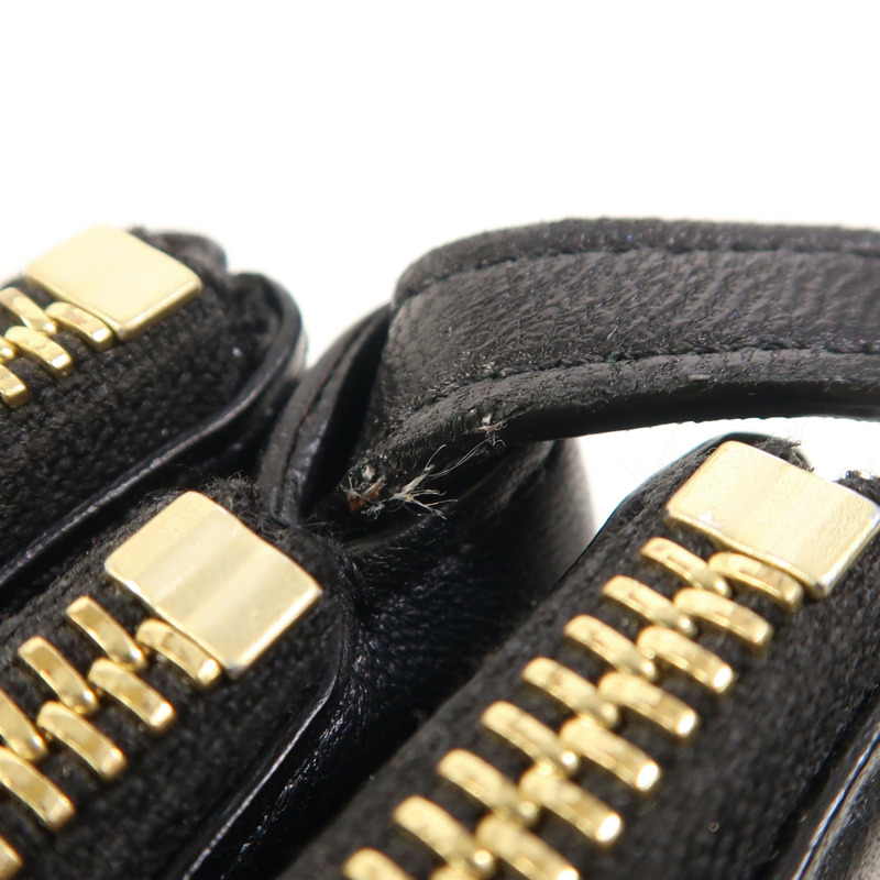 CELINE 羊皮皮革Trio金扣肩背袋-15