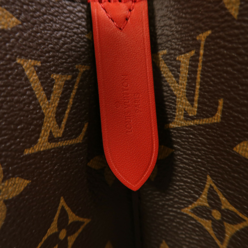 LOUIS VUITTON Monogram Neo Noe MM金扣肩背袋Coquelicot-5
