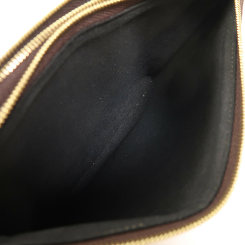 LOUIS VUITTON Monogram Giant Reverse Double Zip Pochette金扣肩背袋-4