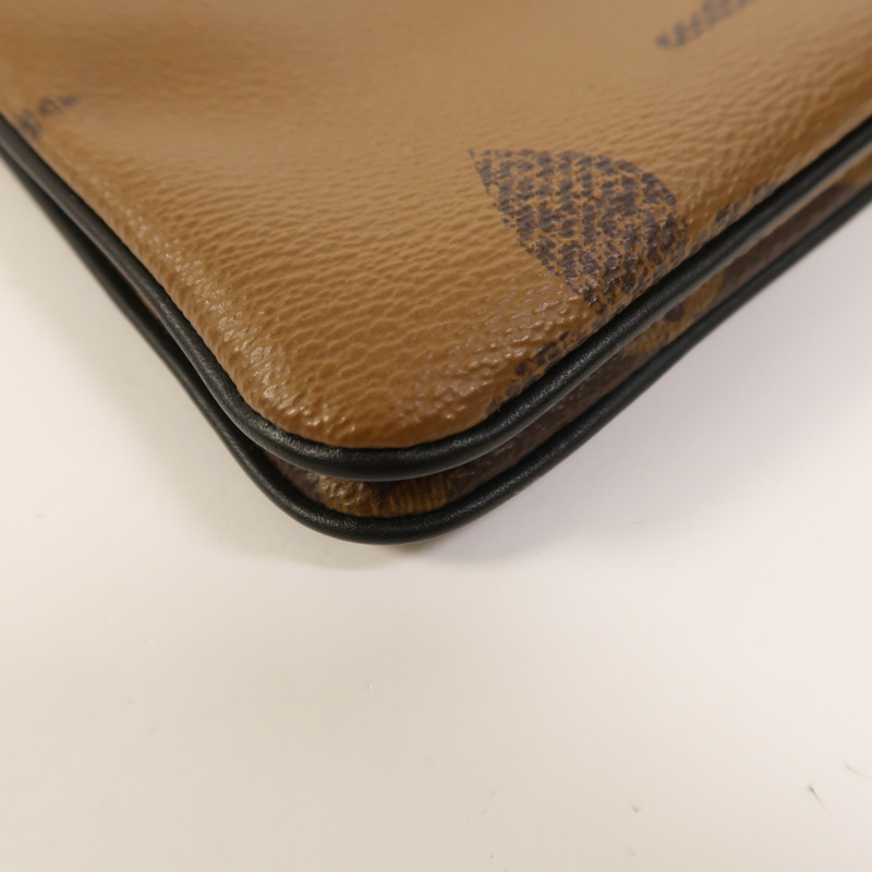 LOUIS VUITTON Monogram Giant Reverse Double Zip Pochette金扣肩背袋-11
