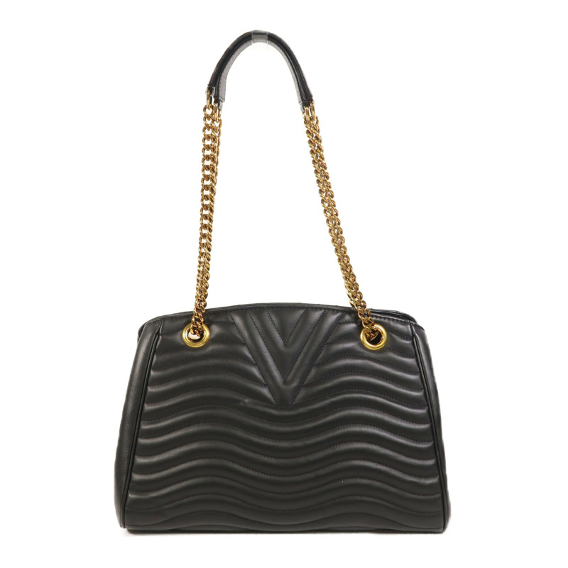 LOUIS VUITTON 牛皮皮革New Wave Chain Tote金扣鏈帶肩背袋-1