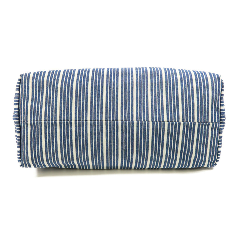 Miu Miu 牛仔布Tote Bag銀扣肩背袋-3