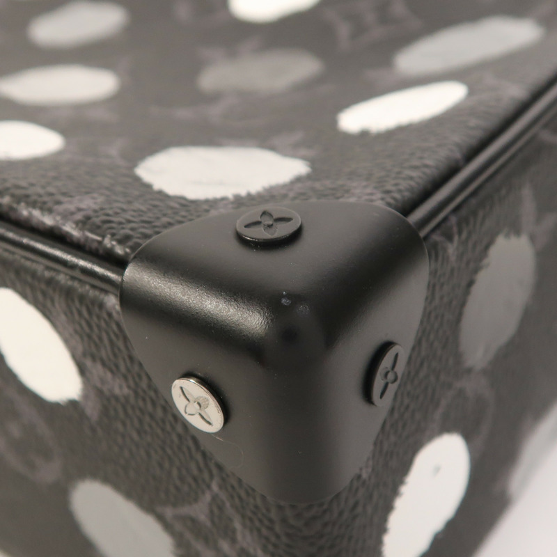 LOUIS VUITTON Monogram Eclipse Mini Soft Trunk肩背袋-9