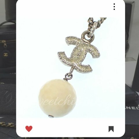 🛍️🎁 雙12🔥 12月新品上架 聖誕節🎄💖 新款 香奈兒 Chanel 雙CC銀白小球頸鏈 🔥 香奈兒熱賣款 香奈兒經典款 耳環 CHANEL EARRING