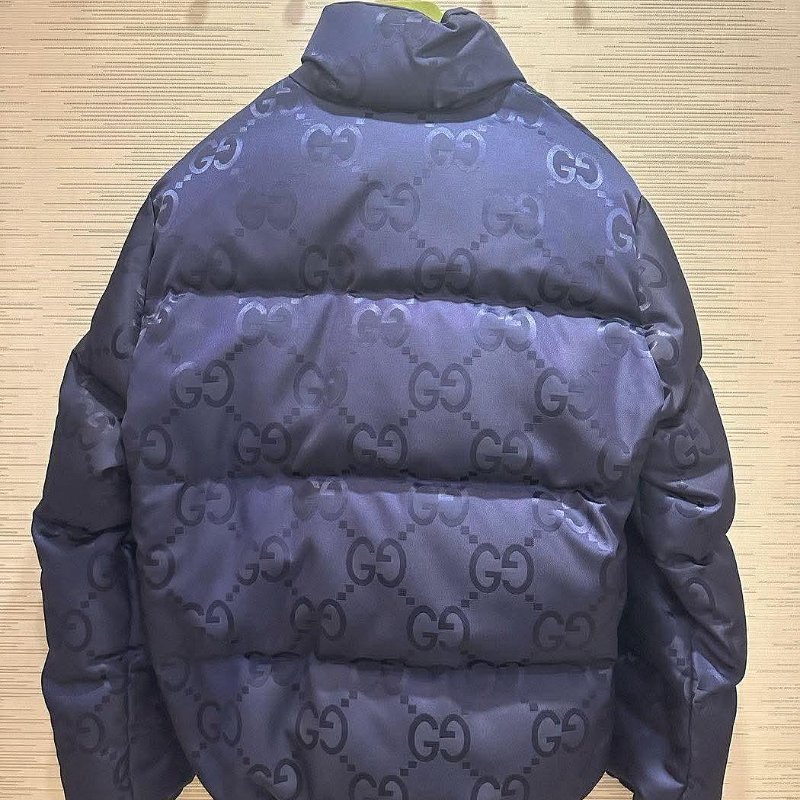 💎Han's house精品服飾💎GUCCI JUMBO 滿版 GG 羽絨 外套-4