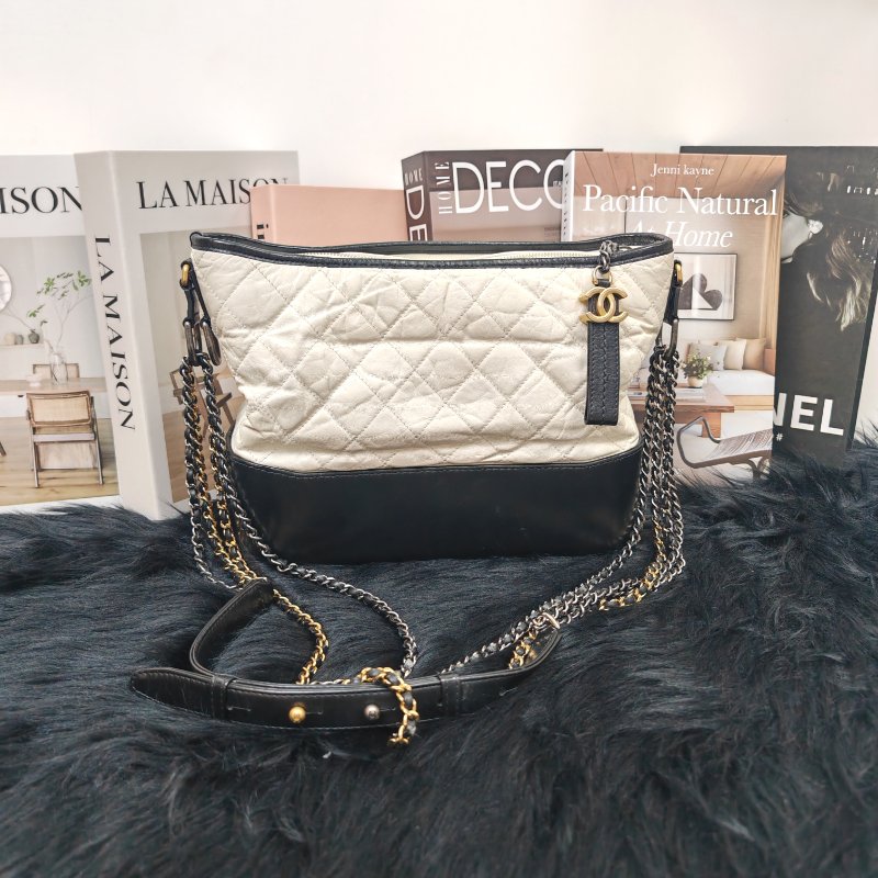 Chanel 流浪包 白金 中號 25開-0