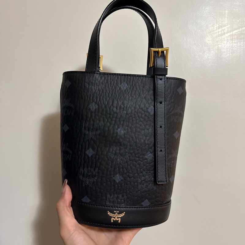 MCM水桶包黑色-0