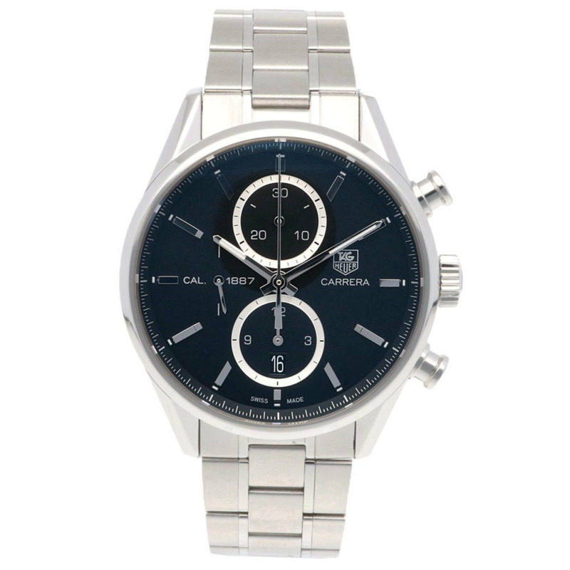 TAG Heuer Carrera Calibre 1887腕錶，不鏽鋼材質，自動上鍊，男士計時碼錶，CAR2110-0，已翻新-7
