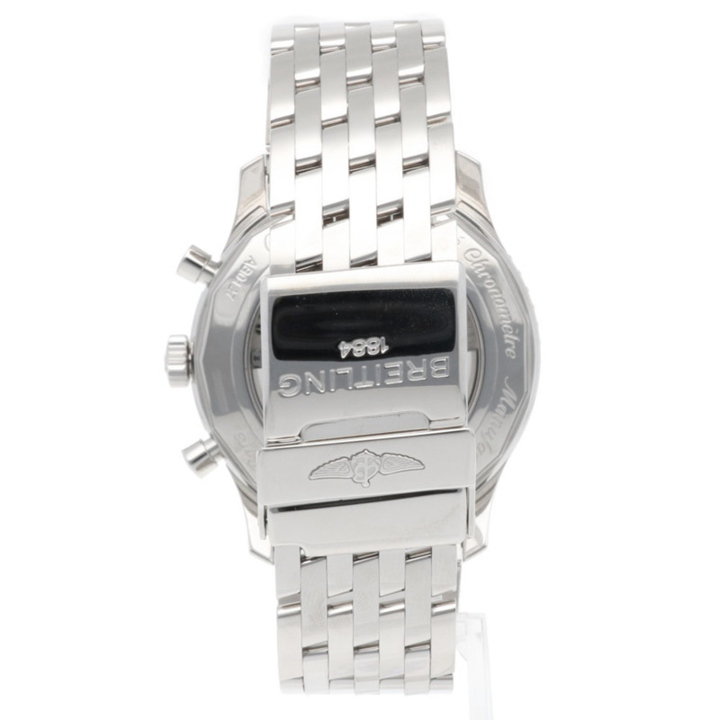 百年靈Navitimer腕錶，不鏽鋼材質，型號AB12721，自動機械，男士計時碼錶，保修，廠商維修-5