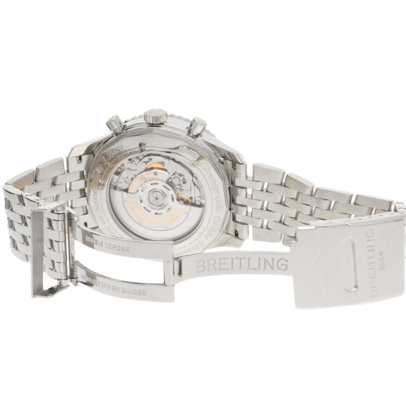 百年靈Navitimer腕錶，不鏽鋼材質，型號AB12721，自動機械，男士計時碼錶，保修，廠商維修-8