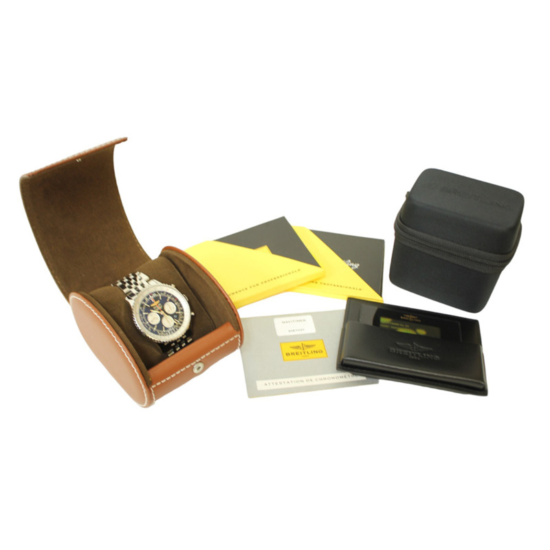 百年靈Navitimer腕錶，不鏽鋼材質，型號AB12721，自動機械，男士計時碼錶，保修，廠商維修-10