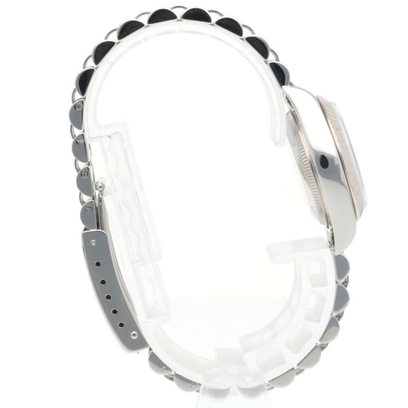 勞力士蠔式恆動日誌型腕錶，不銹鋼材質，自動上鍊，女士款，79174NGR，F字頭序號，2003-2004年款，10顆紅寶石珠，白色錶殼，已翻新-6