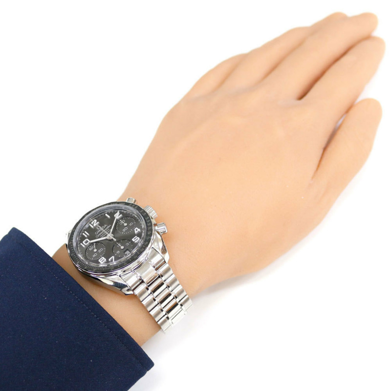 歐米茄超霸系列腕錶，不鏽鋼材質，自動上鍊，已翻新，男士款，85814XXX，歐米茄計時碼錶-1