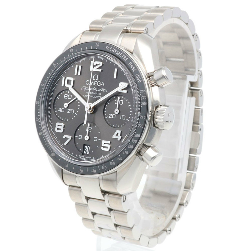 歐米茄超霸系列腕錶，不鏽鋼材質，自動上鍊，已翻新，男士款，85814XXX，歐米茄計時碼錶-2