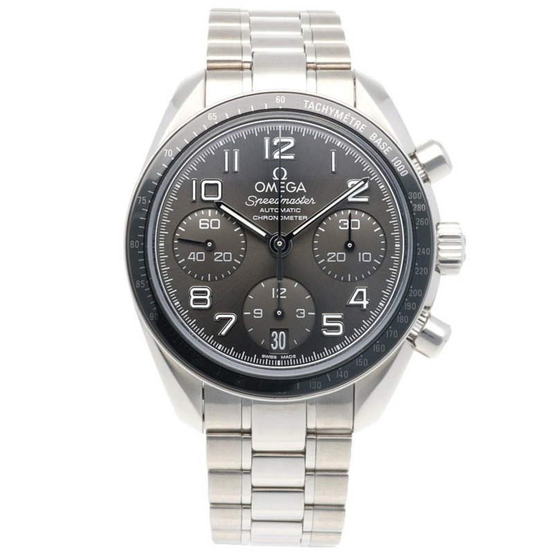 歐米茄超霸系列腕錶，不鏽鋼材質，自動上鍊，已翻新，男士款，85814XXX，歐米茄計時碼錶-7