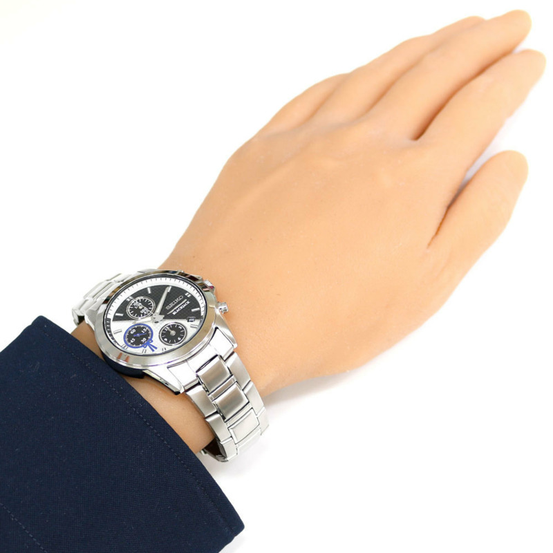 精工不銹鋼石英男士腕錶 7T92-HDC0 精工計時碼錶 Blackjack 50週年紀念版-1