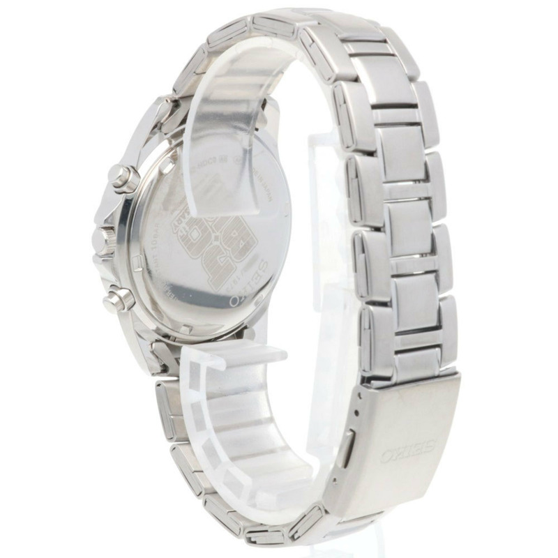 精工不銹鋼石英男士腕錶 7T92-HDC0 精工計時碼錶 Blackjack 50週年紀念版-3