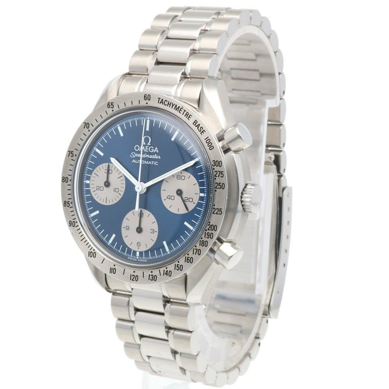 歐米茄超霸系列腕錶，不鏽鋼材質，自動機械，男錶，型號35108200，日本限定款，計時碼錶-2