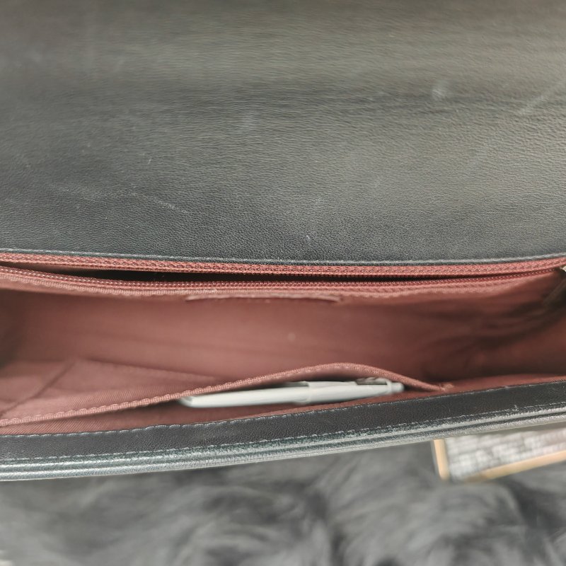 Chanel 香奈兒 Leboy 大號 黑色銀扣-5