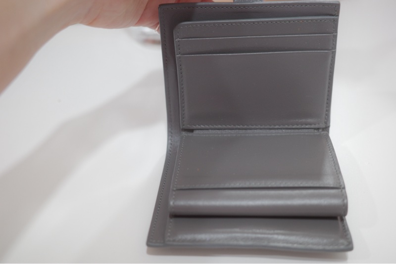 Celine 短夾 灰色拼粉色🥨-2