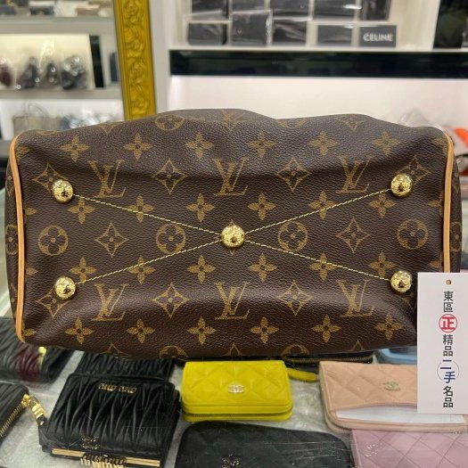東區正精品㊣LV LOUIS VUITTON M40143 原花皺褶拉鍊手提包小款 RZ5525-8