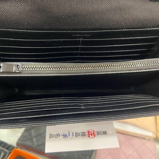 東區正精品㊣YSL Saint Laurent WOC 377828 黑色荔枝皮牛皮黑鍊斜背包肩背包 RZ5751-5