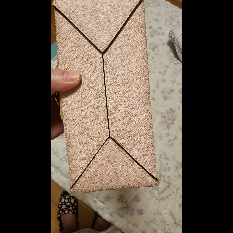 Mk滿版粉紅小廢包-6