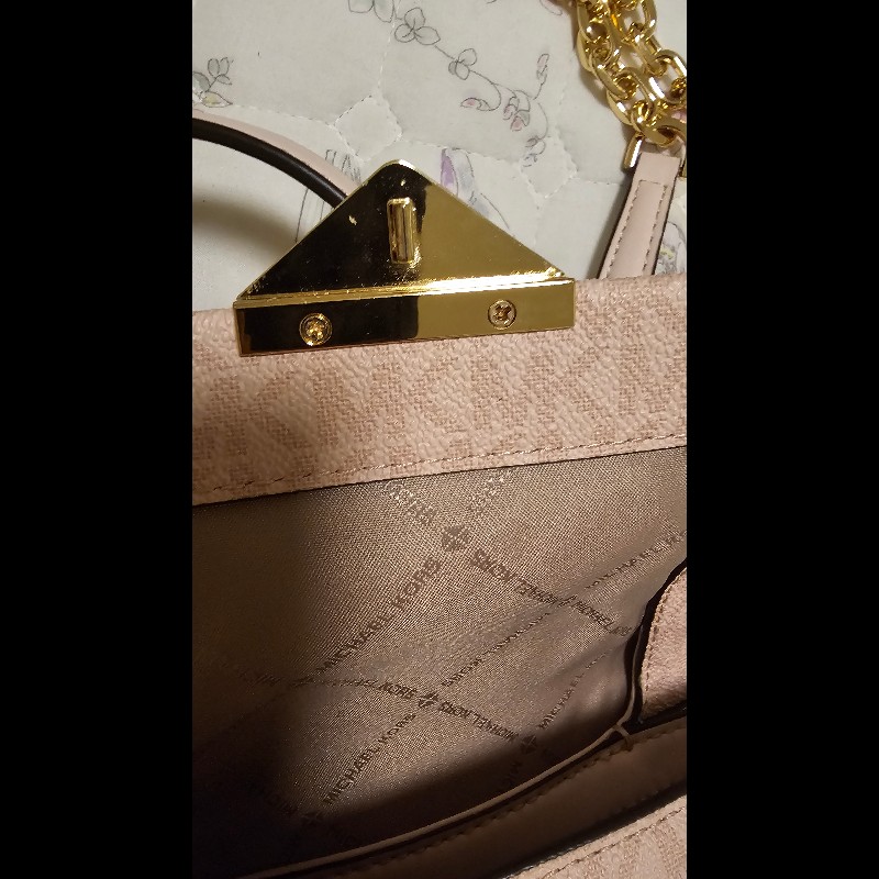 Mk滿版粉紅小廢包-13