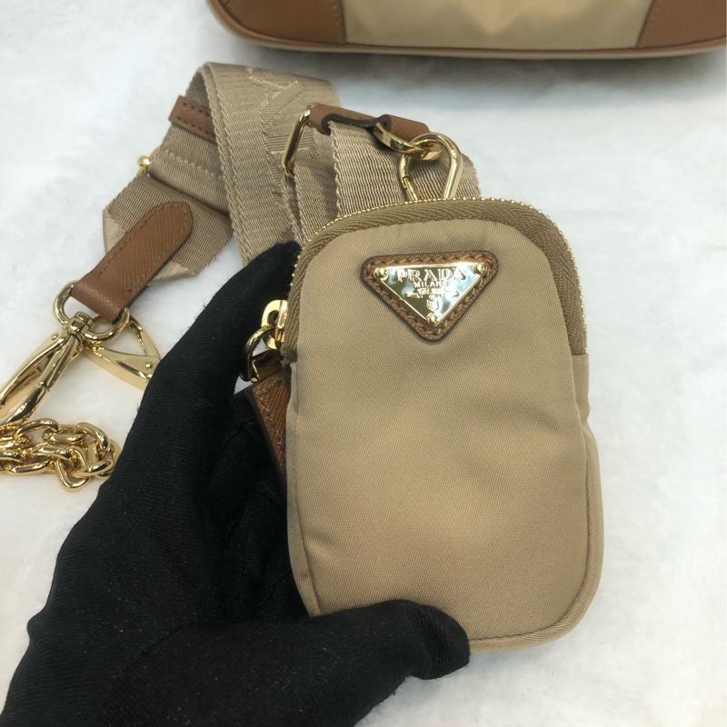 Prada Re-Edition 焦糖啡三合一  XC067-6