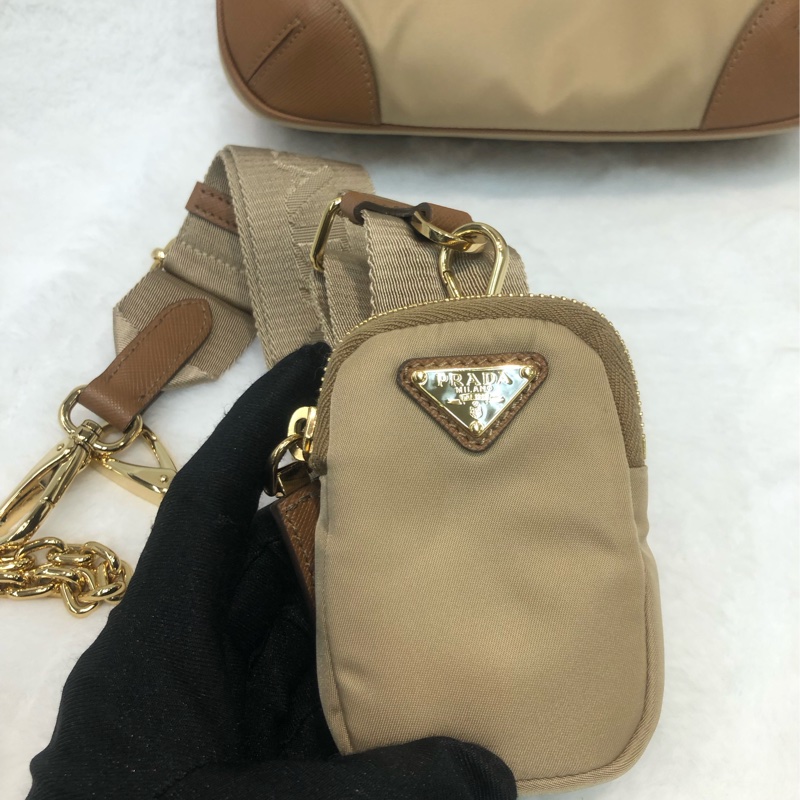 Prada Re-Edition 焦糖啡三合一  XC067-16