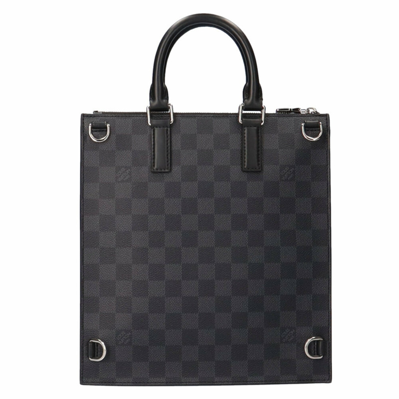 路易威登 Sac Plat Messenger 單肩斜背包，Damier Graphite 帆布材質，黑色，男女通用-2