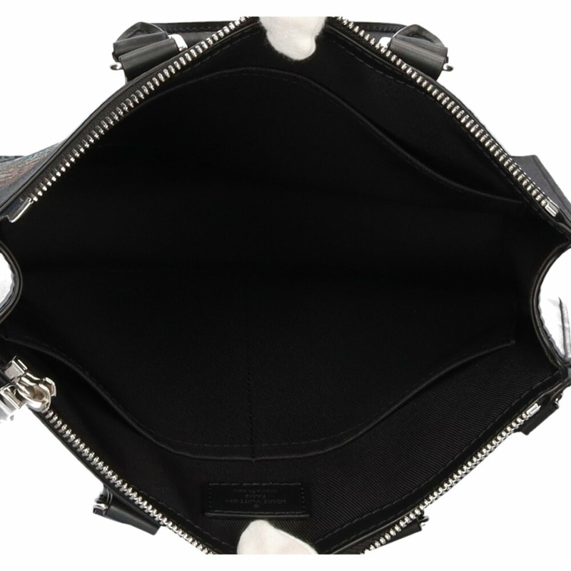 路易威登 Sac Plat Messenger 單肩斜背包，Damier Graphite 帆布材質，黑色，男女通用-6