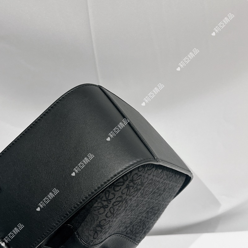 莉亞精品♡Loewe mini吊床包 黑 二手美包-8