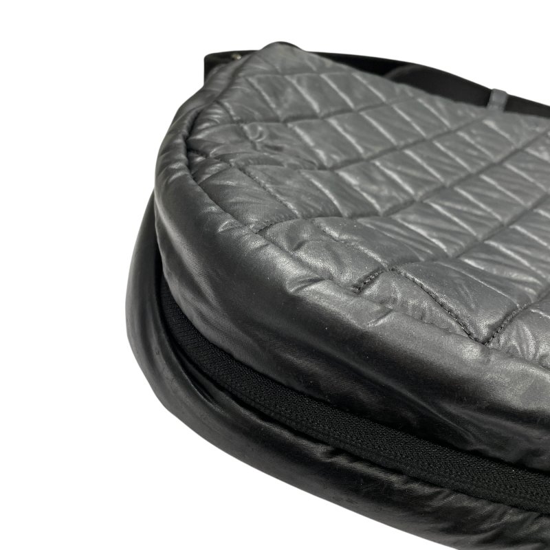 CHANEL 香奈兒 Coco Cocoon側背包 旅行包 尼龍 黑色 銀釦-7